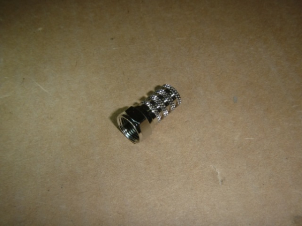 FDS 04 F-Stecker als Aufdrehstecker für Mini-Koax 3,6-4mm